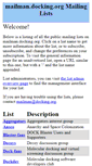 Mobile Screenshot of mailman.bkslab.org